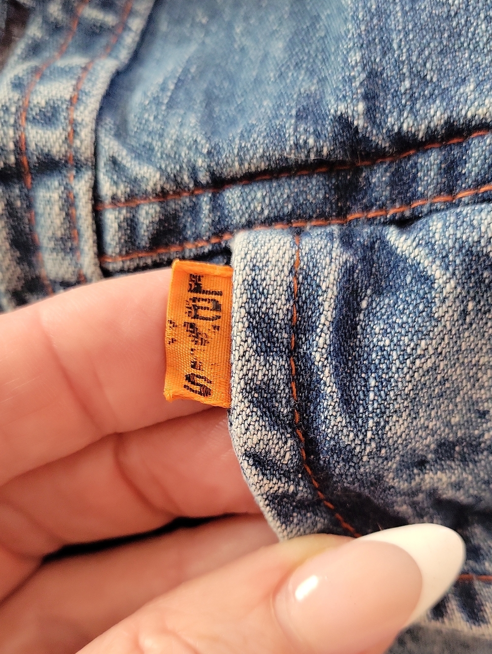 Vintage 1970s Levis Panatela Denim Shacket Trucker Lightweight Jacket - Picture 5 of 13